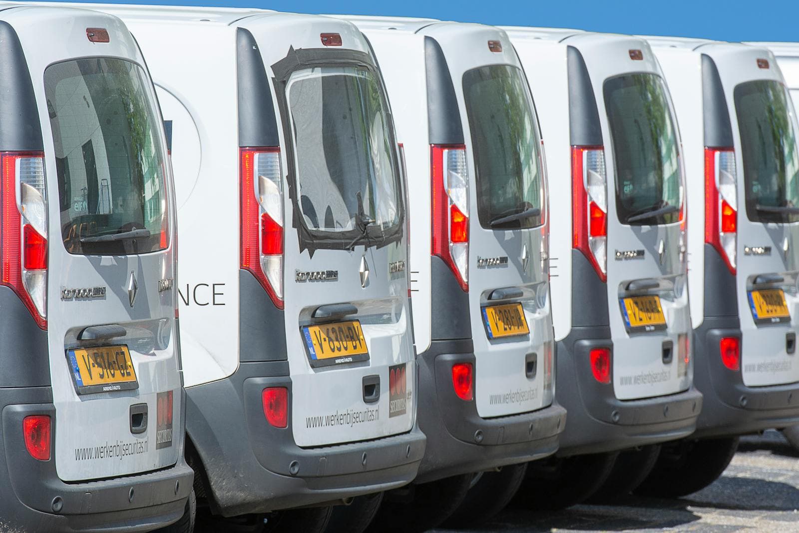 Work vans serviced by Speed Service